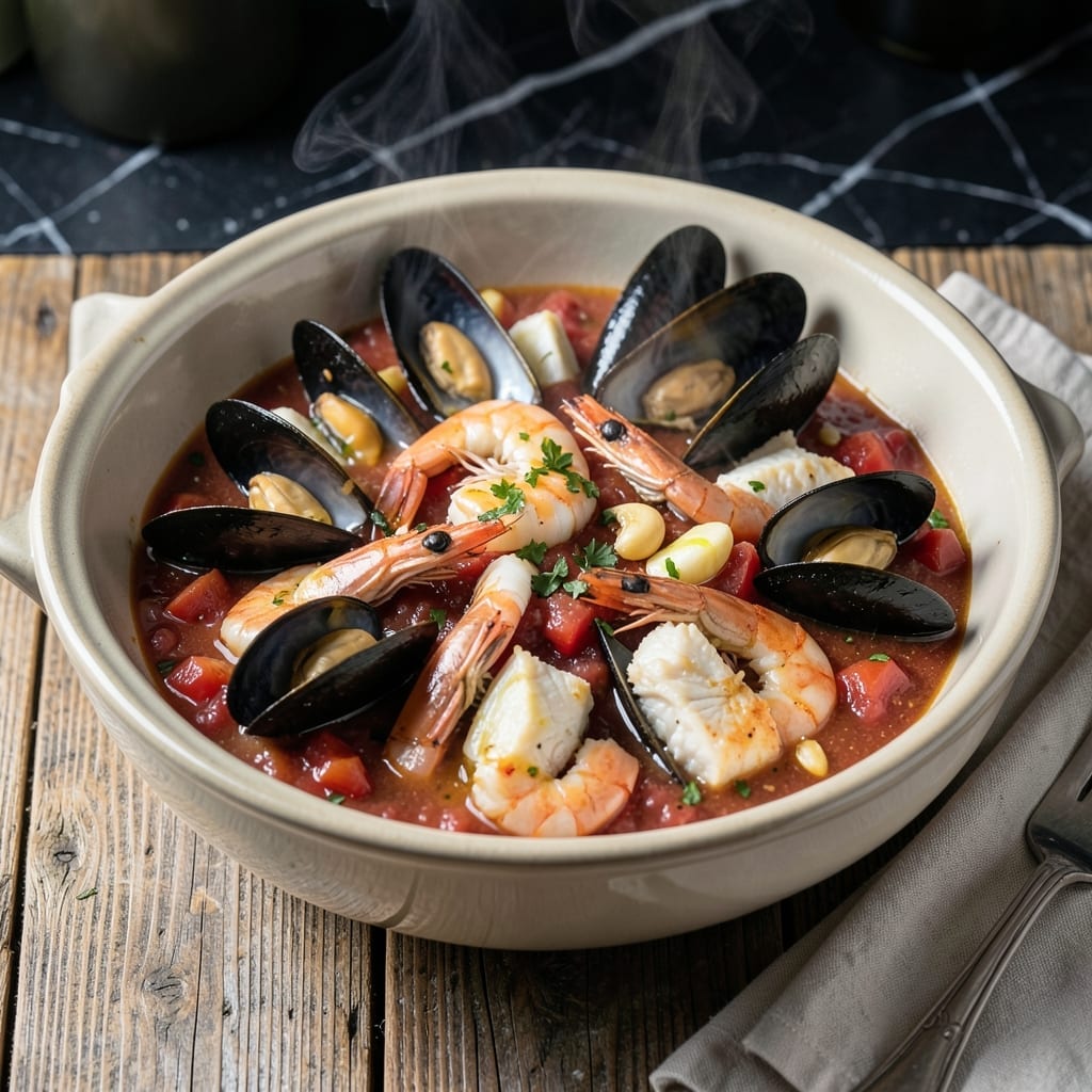 Cioppino Crock Pot Recipe: San Francisco Seafood Stew Simplified Cioppino Crock Pot Recipe: San Francisco Seafood Stew Simplified