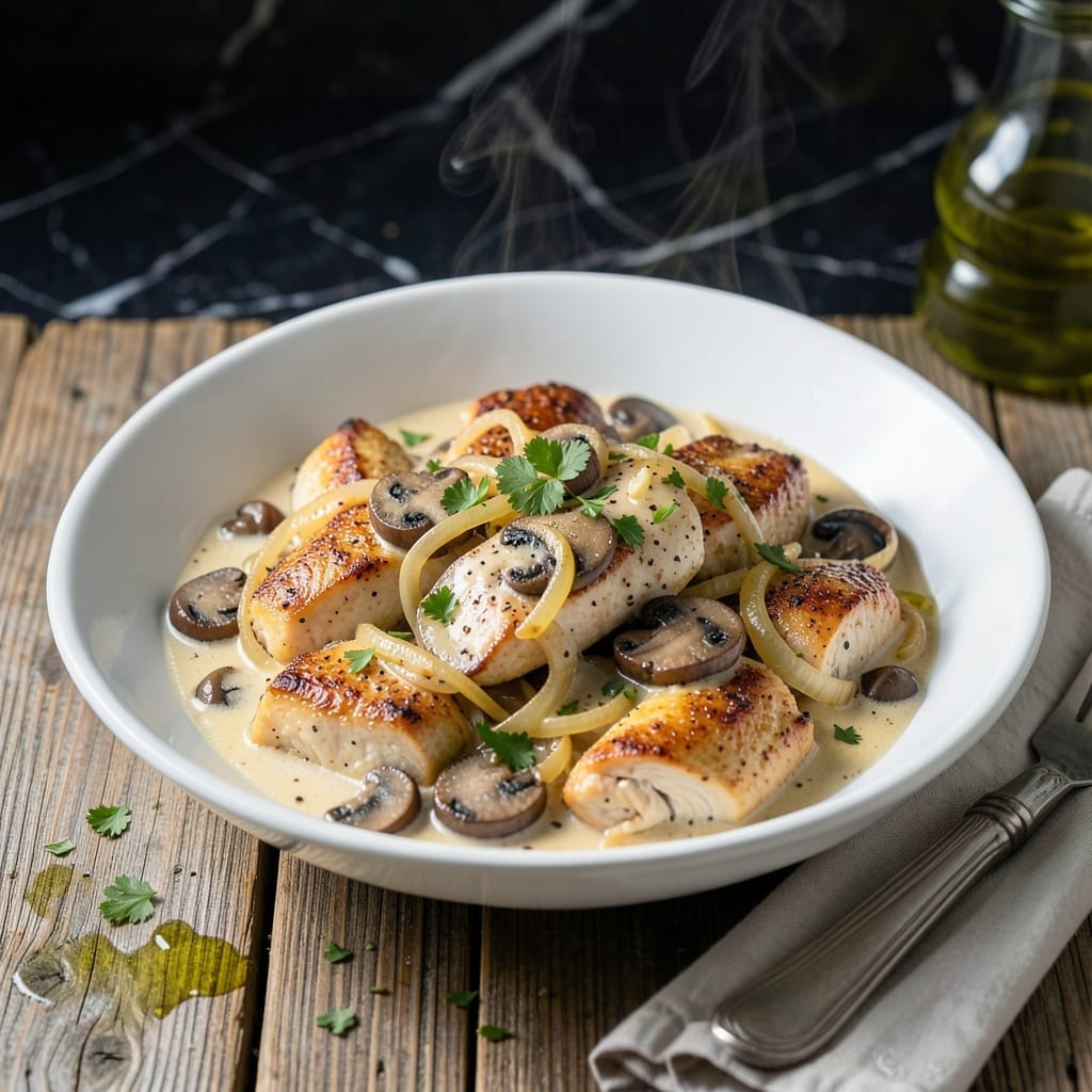 One Pot Chicken Stroganoff Recipe: Mushroom and Sour Cream Richness One Pot Chicken Stroganoff Recipe: Mushroom and Sour Cream Richness
