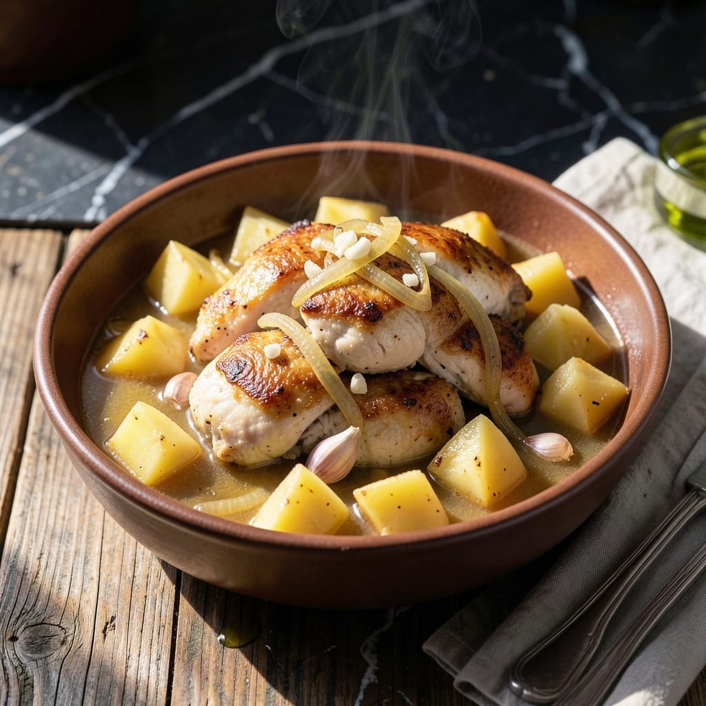 Chicken Potato Onion Crock Pot Recipe: Set It and Forget It Hearty Meal