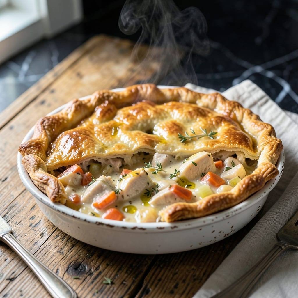 Chicken Pot Pie Recipe Cozy Cook: Flaky Crust Hugging Herbed Comfort Chicken Pot Pie Recipe Cozy Cook: Flaky Crust Hugging Herbed Comfort