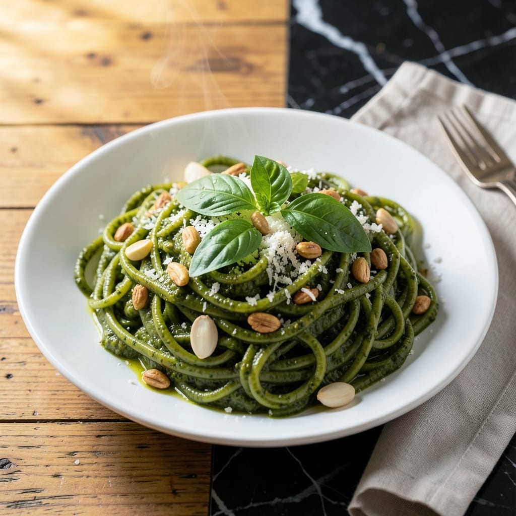 One Pot Pesto Pasta Recipe: Fresh Basil Flavor in 20 Minutes