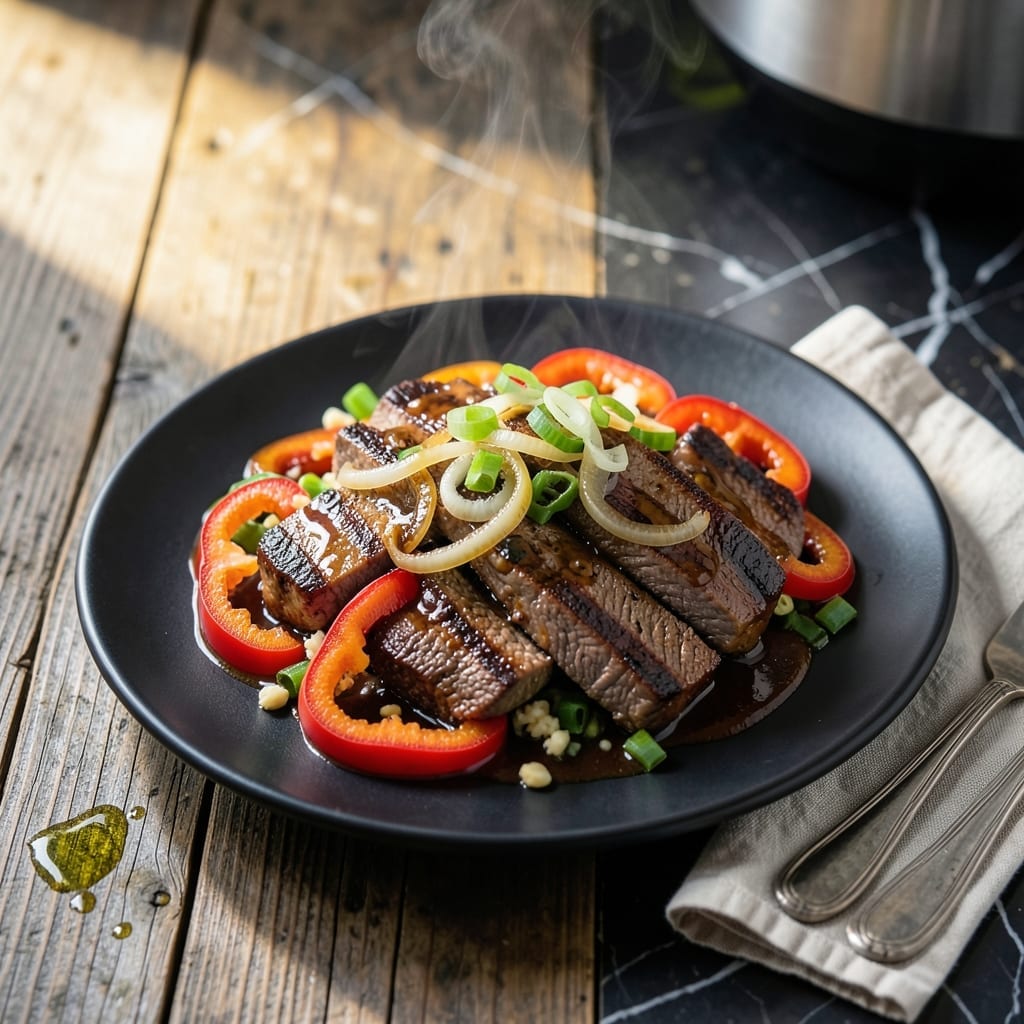 Instant Pot Chinese Pepper Steak Recipe: Tender Beef With Sweet-Savory Sauce