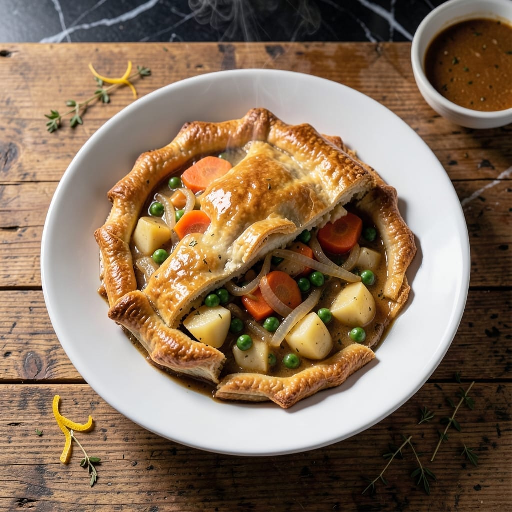 Veg All Pot Pie Recipe: Flaky Crust Over Garden-Fresh Filling