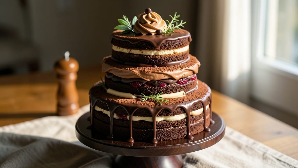 3 Tier Chocolate Wedding Cake Recipe: Elegant Layers and Buttercream Artistry 3 Tier Chocolate Wedding Cake Recipe: Elegant Layers and Buttercream Artistry