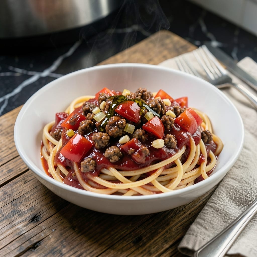 Instant Pot Spaghetti Recipe: One-Pot Weeknight Magic in 20 Minutes