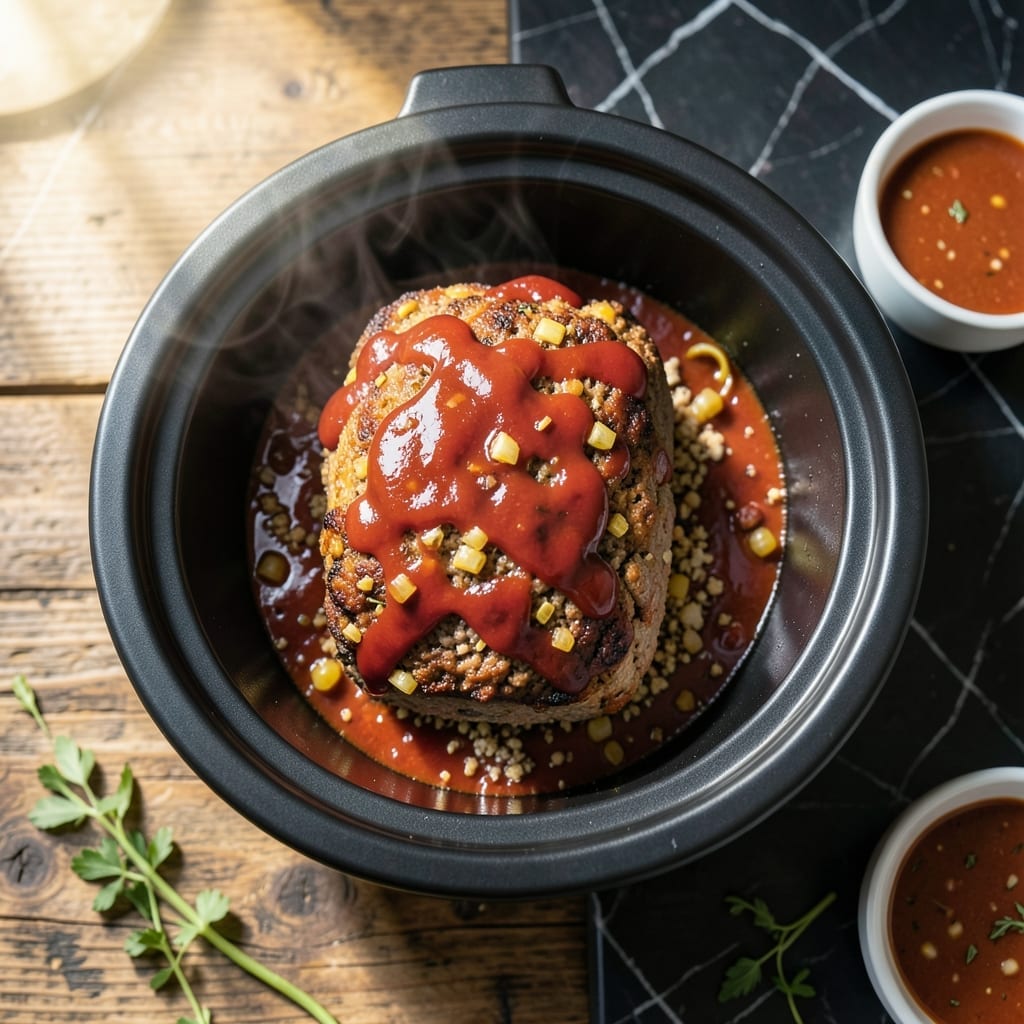 Magic Meatloaf Crock Pot Recipe: Set It and Forget It Savory Supper Magic Meatloaf Crock Pot Recipe: Set It and Forget It Savory Supper