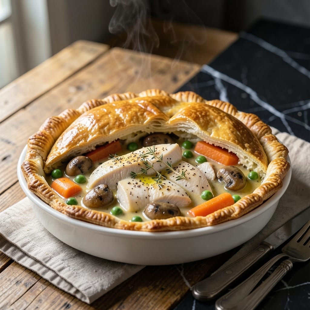 Chicken Pot Pie Recipe Australia: Golden Crust Over Aussie-Style Filling