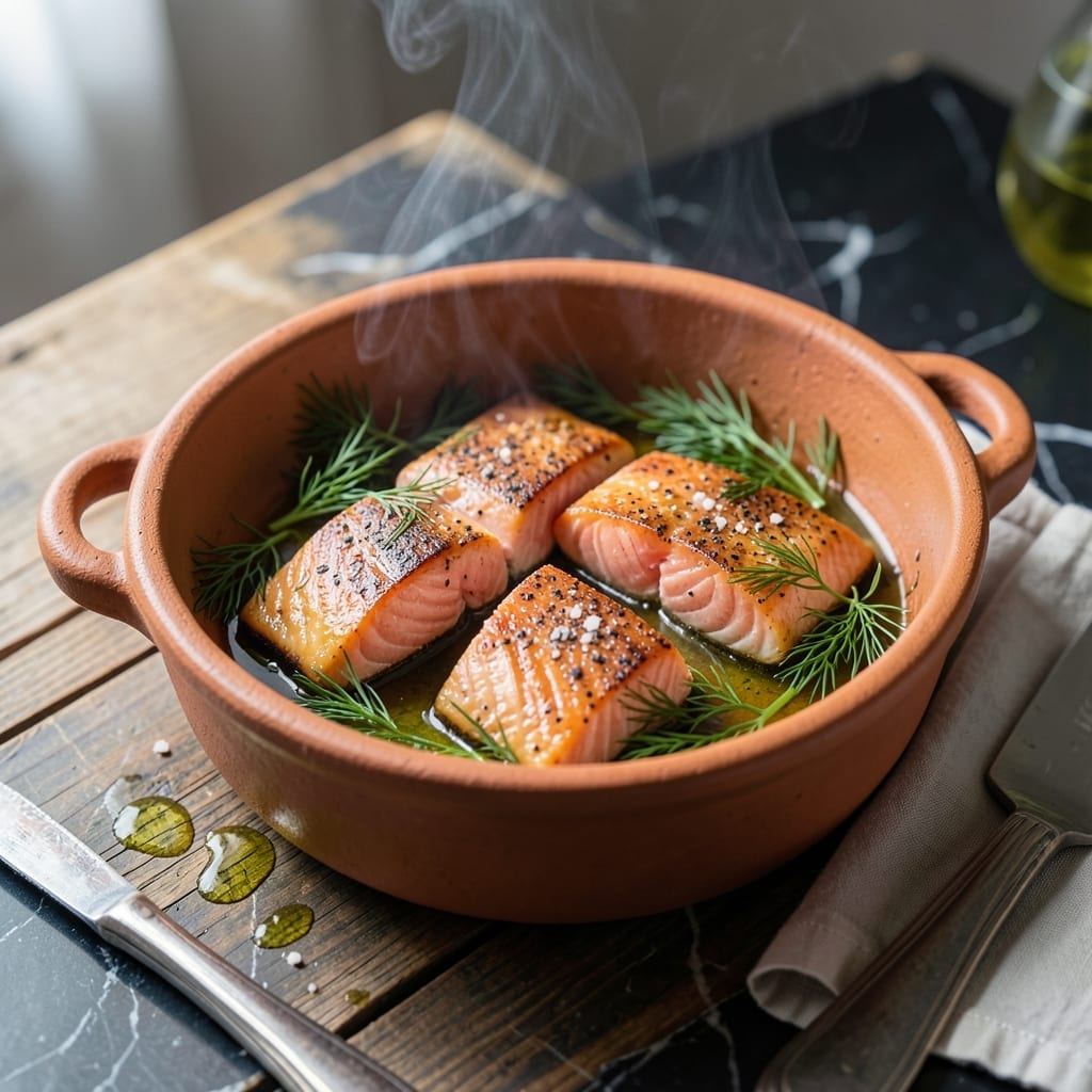 Clay Pot Salmon Recipe: Clay-Infused Aromatic Delicacy