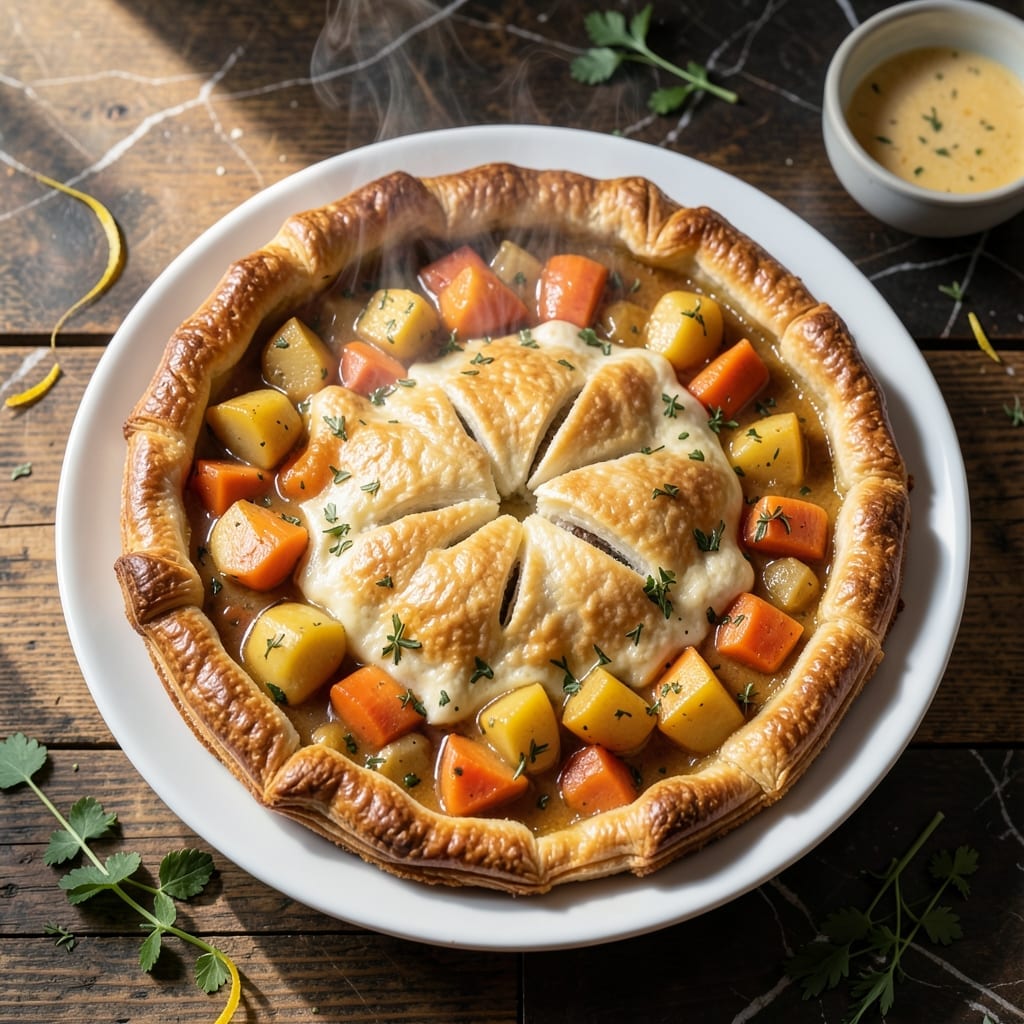 Vegetable Pot Pie Recipe From Scratch: Flaky Layers Over Garden Fresh Filling Vegetable Pot Pie Recipe From Scratch: Flaky Layers Over Garden Fresh Filling