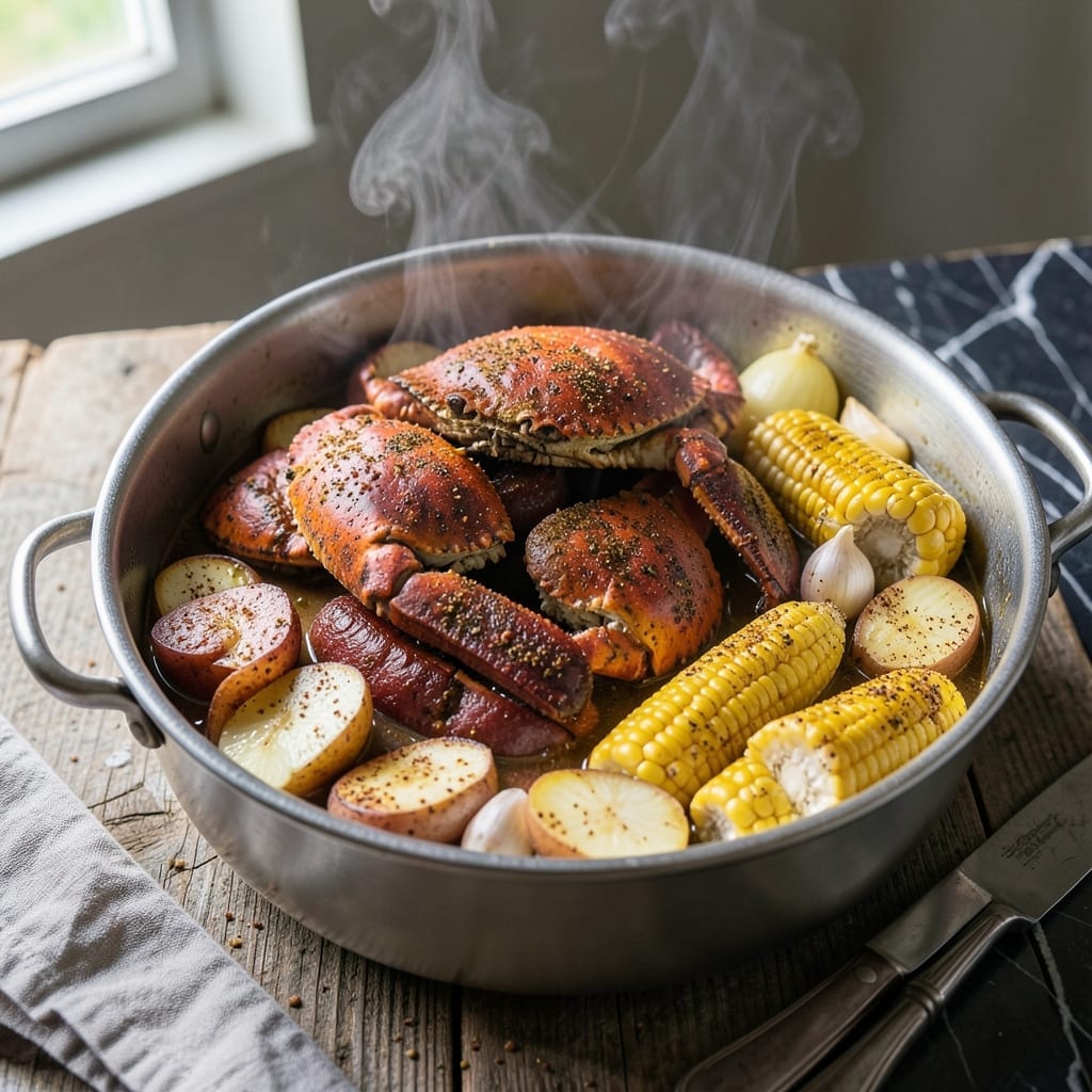 Cajun Crab Pot Recipe: Spicy Seafood Boil with Andouille Sausage