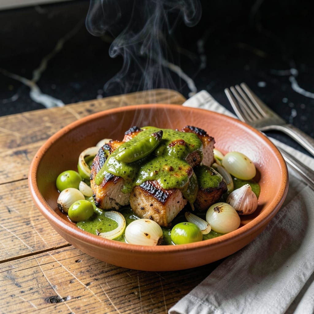 Crock Pot Chile Verde Pork Recipe: Slow-Cooked Tender Pork in Tangy Tomatillo Sauce