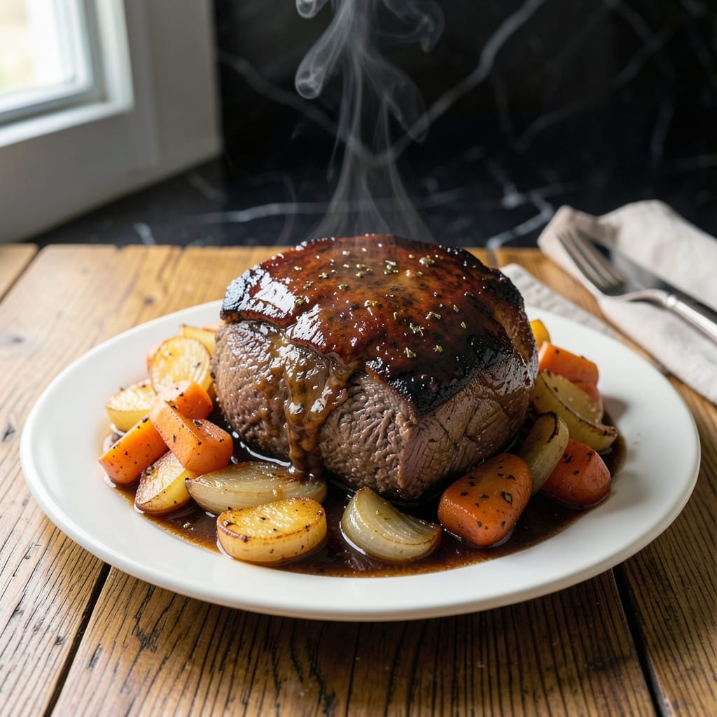 Beat Pot Roast Recipe: Slow-Braised Beef With Root Vegetables Beat Pot Roast Recipe: Slow-Braised Beef With Root Vegetables