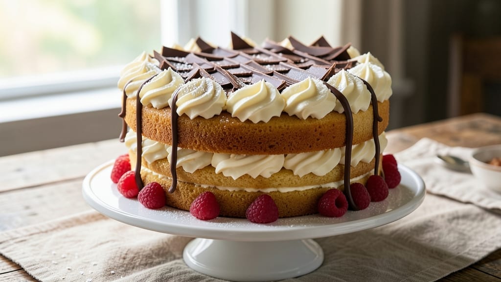 3 Layer Butter Cake Recipe: Pillowy Layers and Vanilla Buttercream Bliss