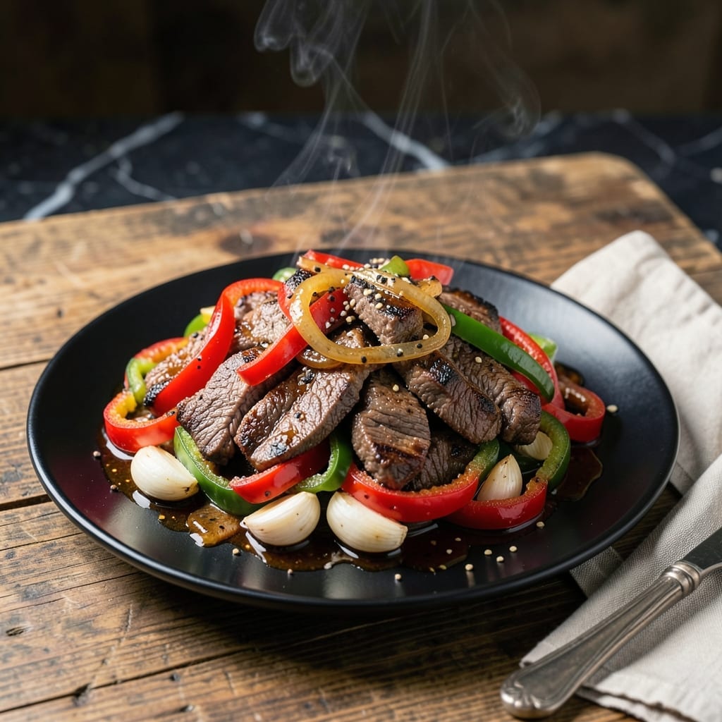 Crock Pot Pepper Steak Full Recipe: Tender Beef with Bell Pepper Richness