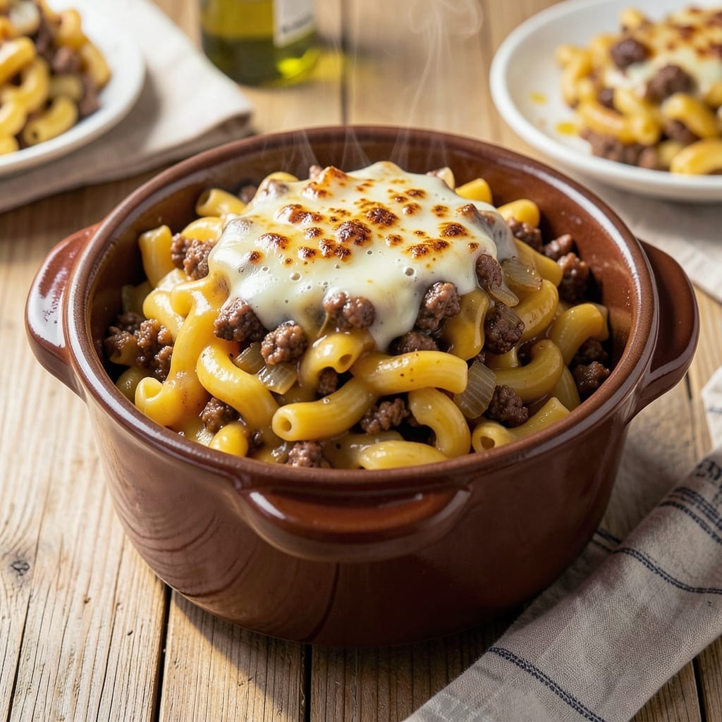 Cheeseburger Macaroni Crock Pot Recipe: Hands-Free Cheesy Beef Feast