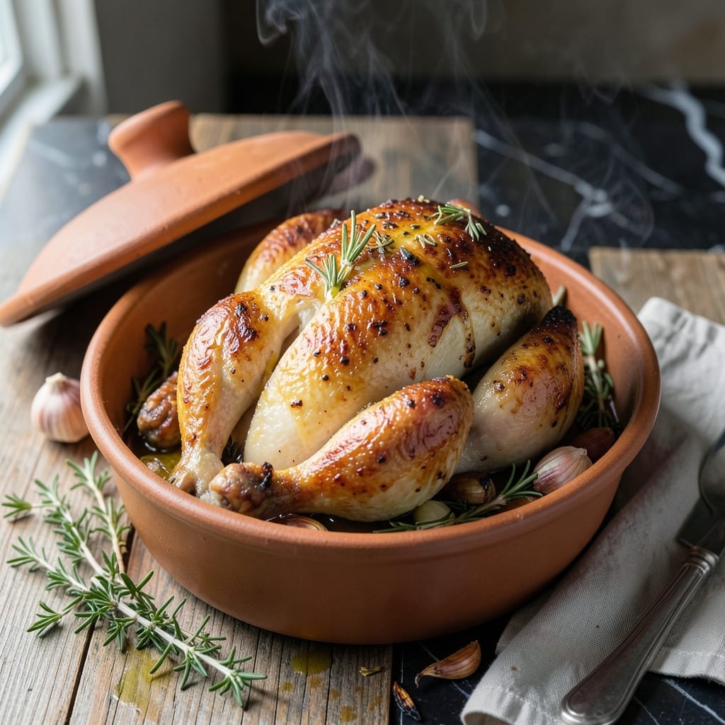 Clay Pot Whole Chicken Recipe: Crispy Skin and Aromatic Infusion