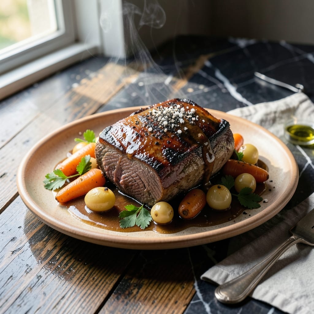 Wolfgang Puck's Pot Roast Recipe: Chef-Level Braised Beef With Root Vegetables
