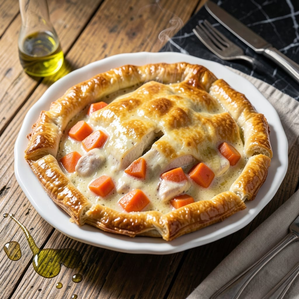 Chicken Pot Pie Recipe: Buttery Crust Over Hearty Filling