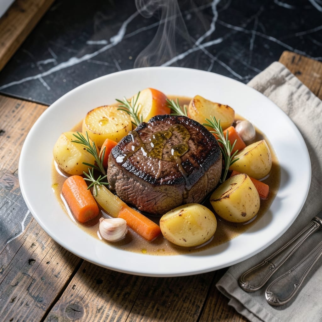 Healthy Crock Pot Roast Recipe: Lean Beef with Garden Vegetables Healthy Crock Pot Roast Recipe: Lean Beef with Garden Vegetables
