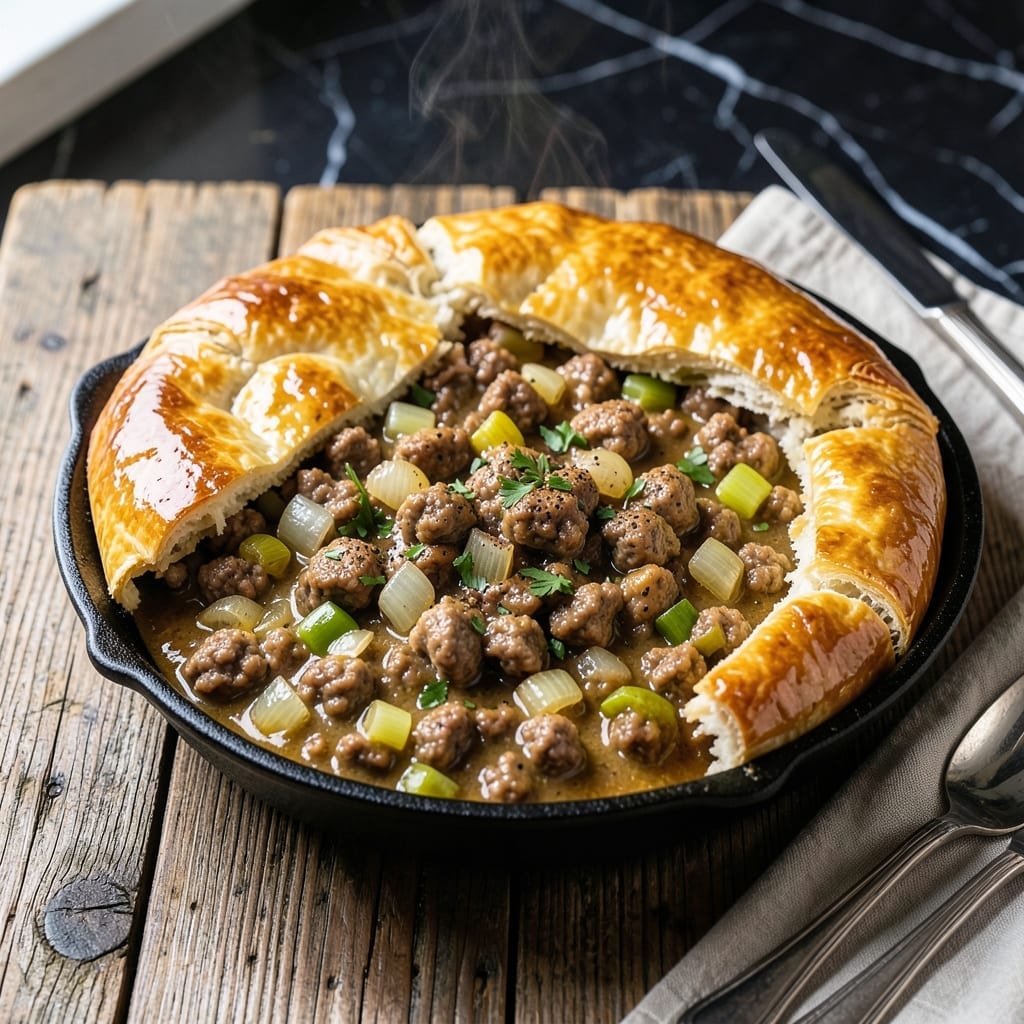 Cajun Turkey Pot Pie Recipe: Spicy Creole Filling Under Flaky Crust