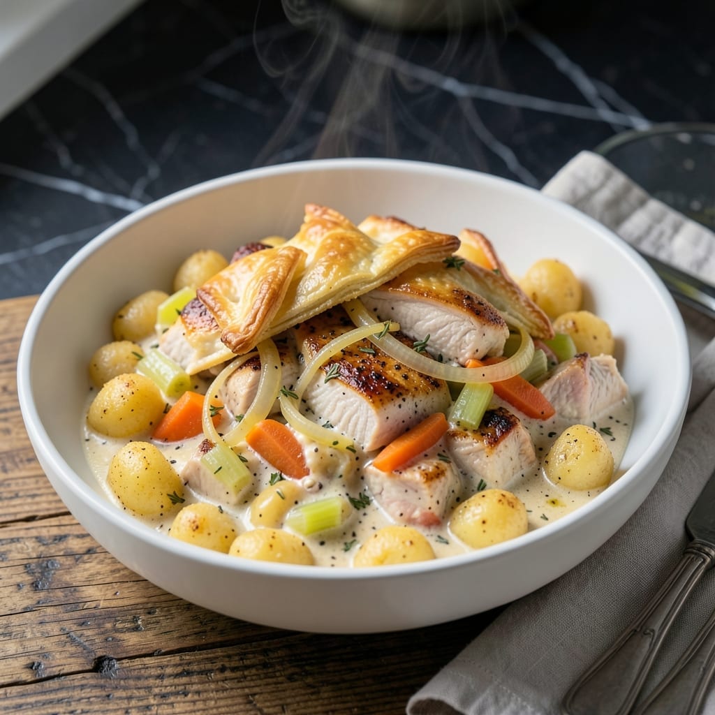Chicken Pot Pie Crock Pot With Gnocchi Recipe: Pillowy Dumplings in Rich Gravy
