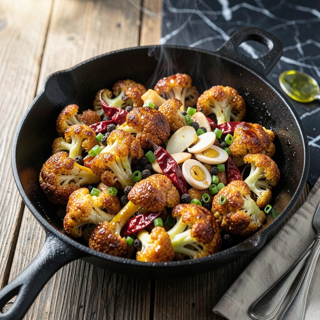 Dry Pot Cauliflower Recipe: Sichuan-Style Bold and Spicy Stir-Fry