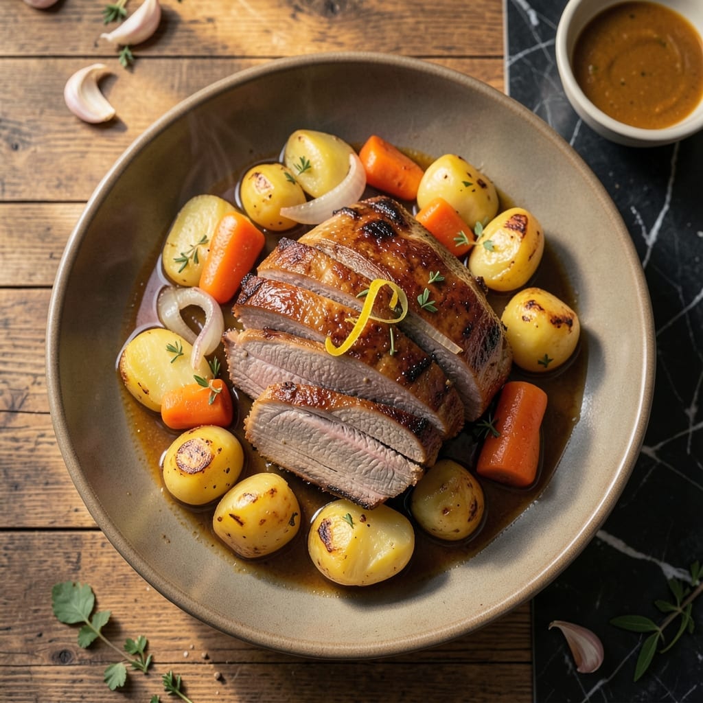 Pork Tenderloin Crock Pot Recipe With Potatoes and Carrots: Set-It-and-Forget-It Meal
