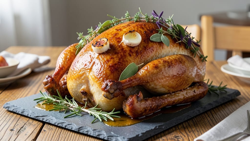 3 Lb Turkey Recipe: Herb-Butter Roast With Juicy Pink Center