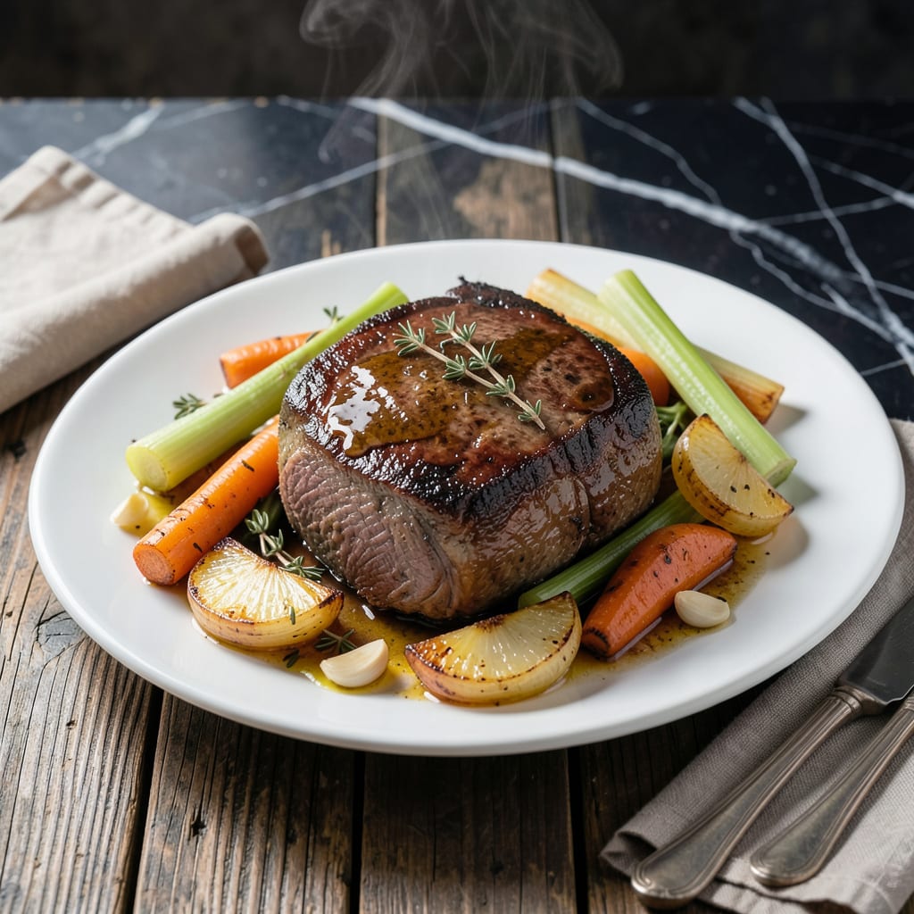 1 lb pot roast recipe example with annotations