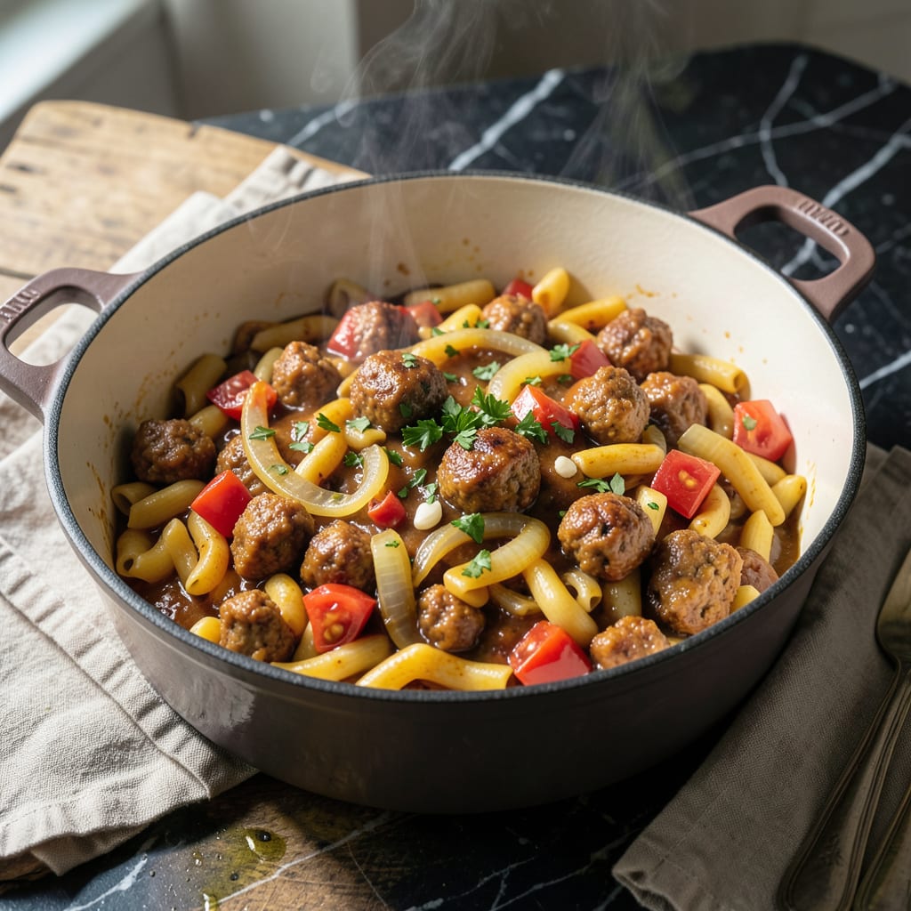 Visual representation of 1 Pot Pasta Recipe: Minimal Cleanup Maximum Flavor
