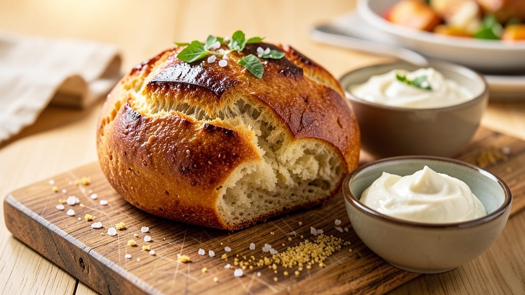 2-Ingredient Greek Yogurt Bread Recipe: Fluffy Rise With No Yeast Needed