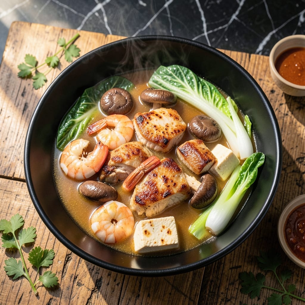 Hot Pot Stew Recipe: Spicy Broth With Customizable Ingredients
