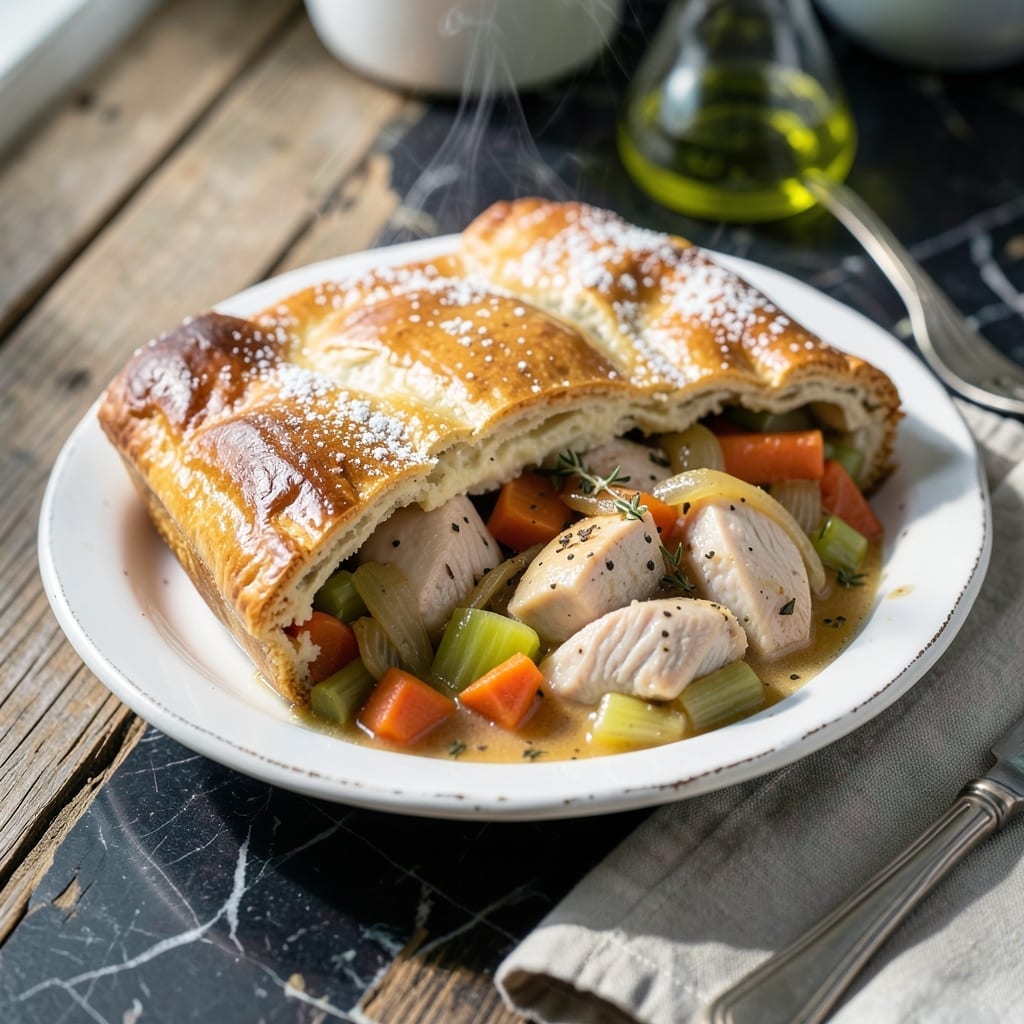 Eat Chicken Pot Pie Recipe: Savory Herb Filling in a Golden Crust