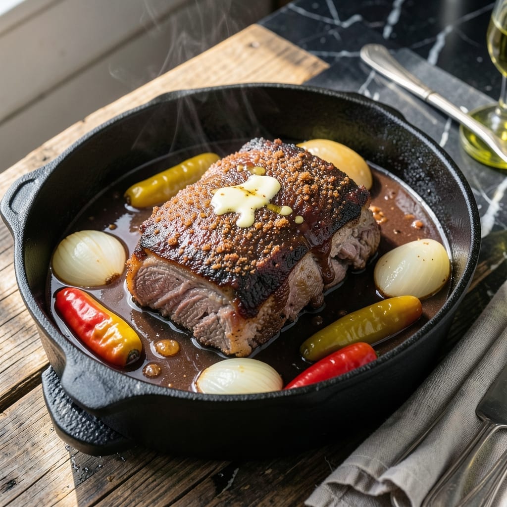 Mississippi Pot Roast Recipe: Soda-Braised Beef with Ranch and Pepperoncini