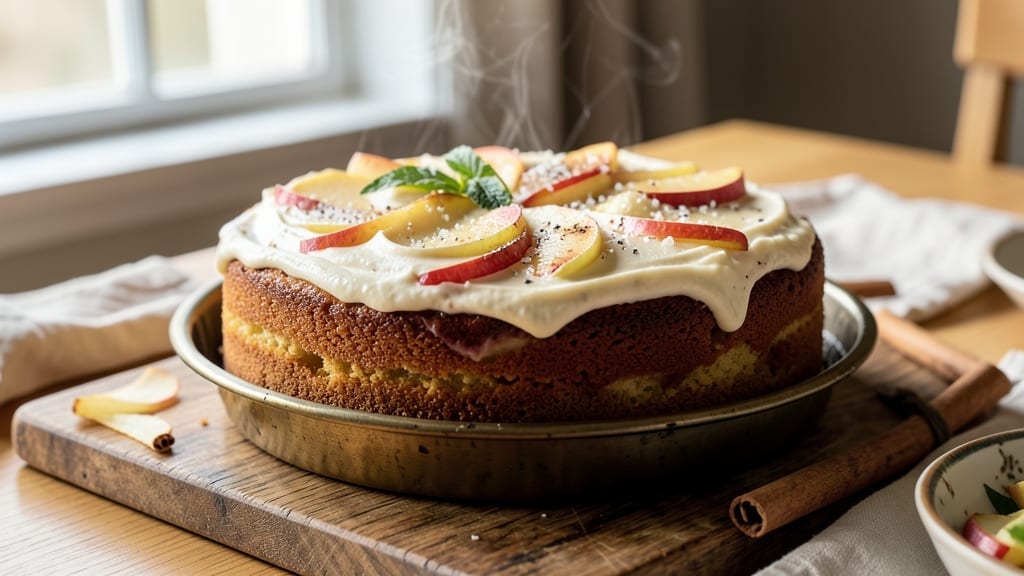 8x8 Apple Cake Recipe: Spiced Moistness with Vanilla Bean Swirls