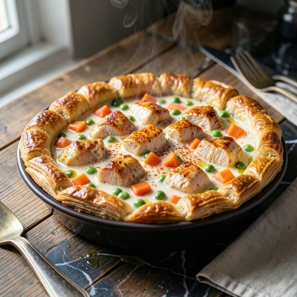 Spicy Chicken Pot Pie Recipe: Fiery Kick in a Flaky Crust