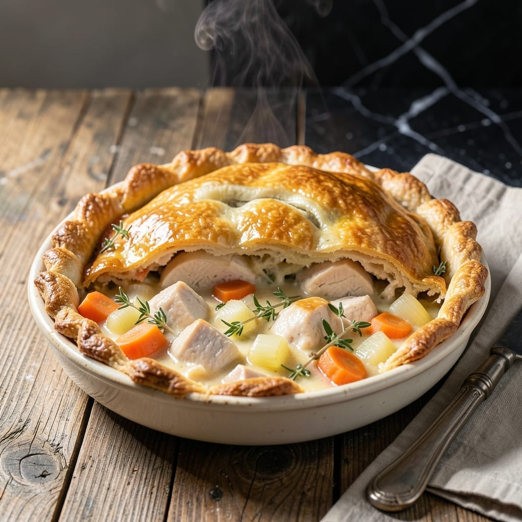 Chicken Pot Pie Recipe for Two People: Individual-Sized Comfort With Flaky Crusts Chicken Pot Pie Recipe for Two People: Individual-Sized Comfort With Flaky Crusts