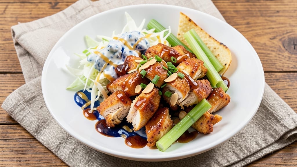 54th Street Buffalo Chicken Salad Recipe: Crunchy Tortilla Strips and Spicy Ranch Magic