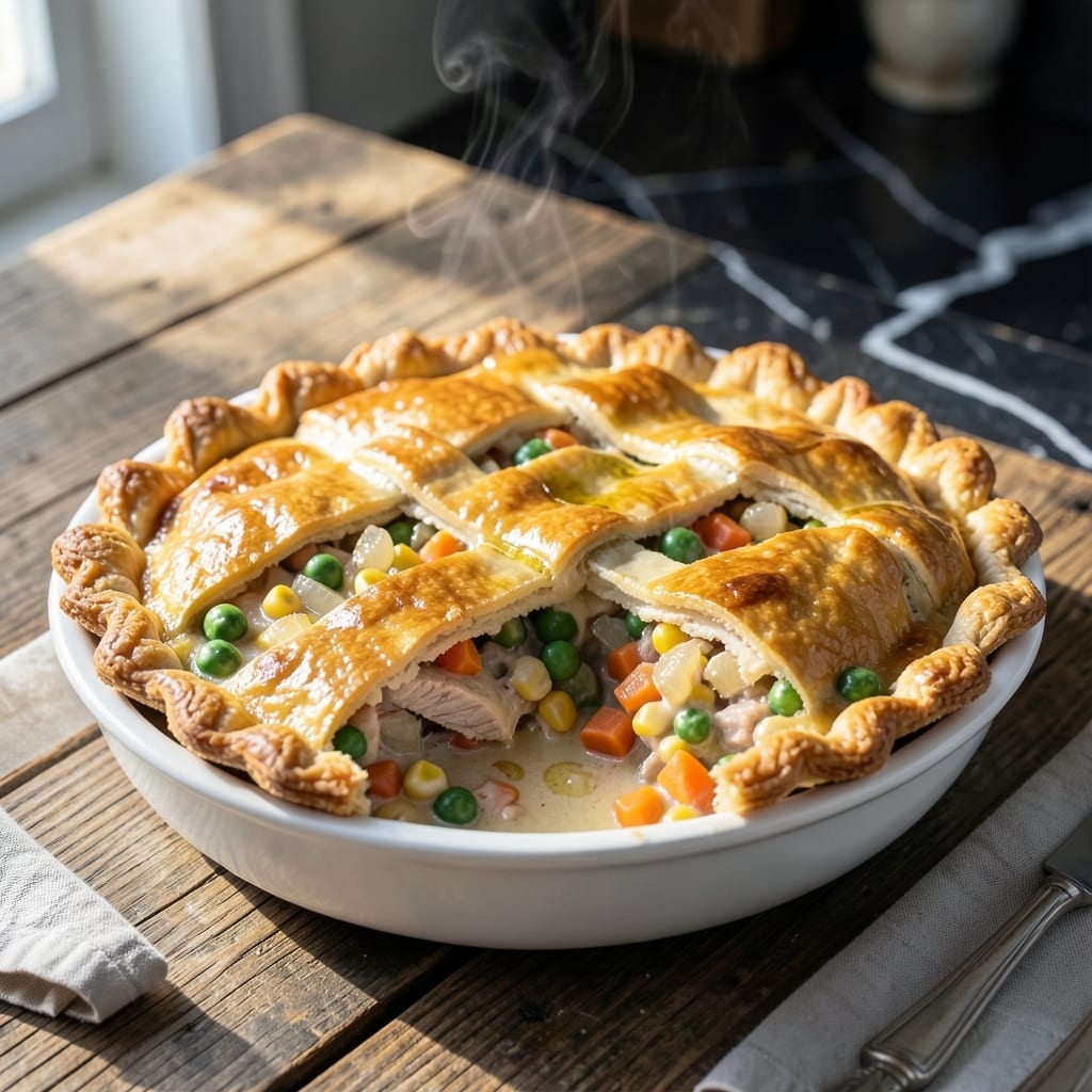 Quick Turkey Pot Pie Recipe: Speedy Savory Comfort in One Pan