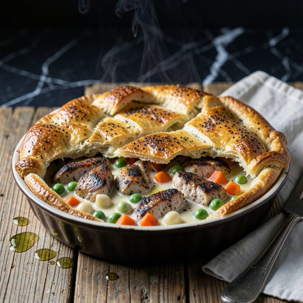 Chicken Pot Pie Black Recipe: Southern-Style Comfort in a Golden Crust