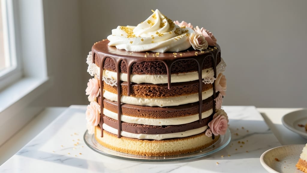 9 Layer Cake Recipe: Vanilla Bean Swirls and Buttery Frosting Bliss