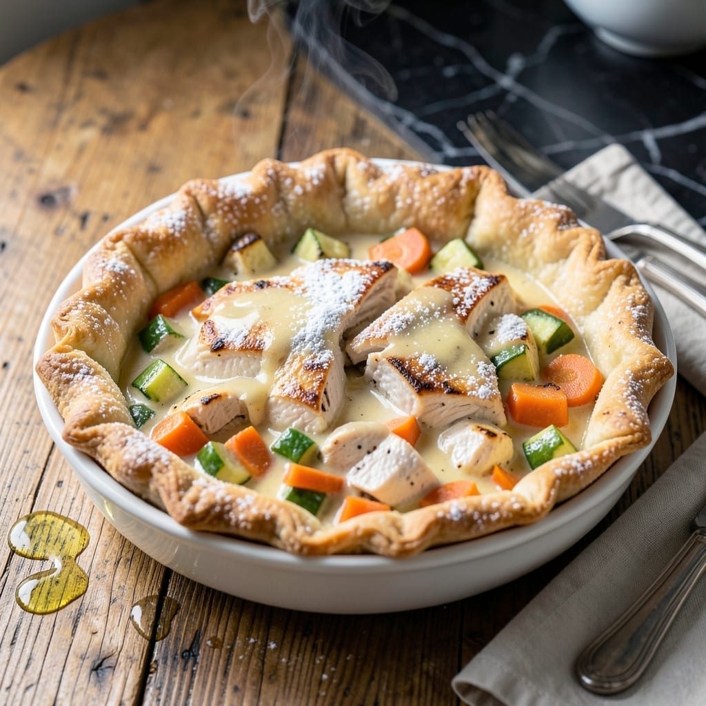 Low FODMAP Chicken Pot Pie Recipe: Flaky Crust With Gut-Friendly Comfort Low FODMAP Chicken Pot Pie Recipe: Flaky Crust With Gut-Friendly Comfort