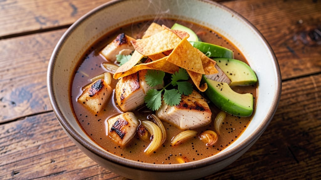 54th Street Chicken Tortilla Soup Recipe: Smoky Chipotle and Cilantro Lime Layers 54th Street Chicken Tortilla Soup Recipe: Smoky Chipotle and Cilantro Lime Layers