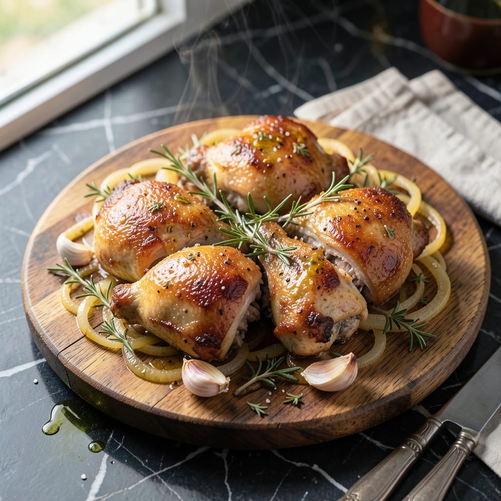 Crock Pot Recipe for Chicken Thighs and Legs: Hands-Off Herb-Infused Succulence