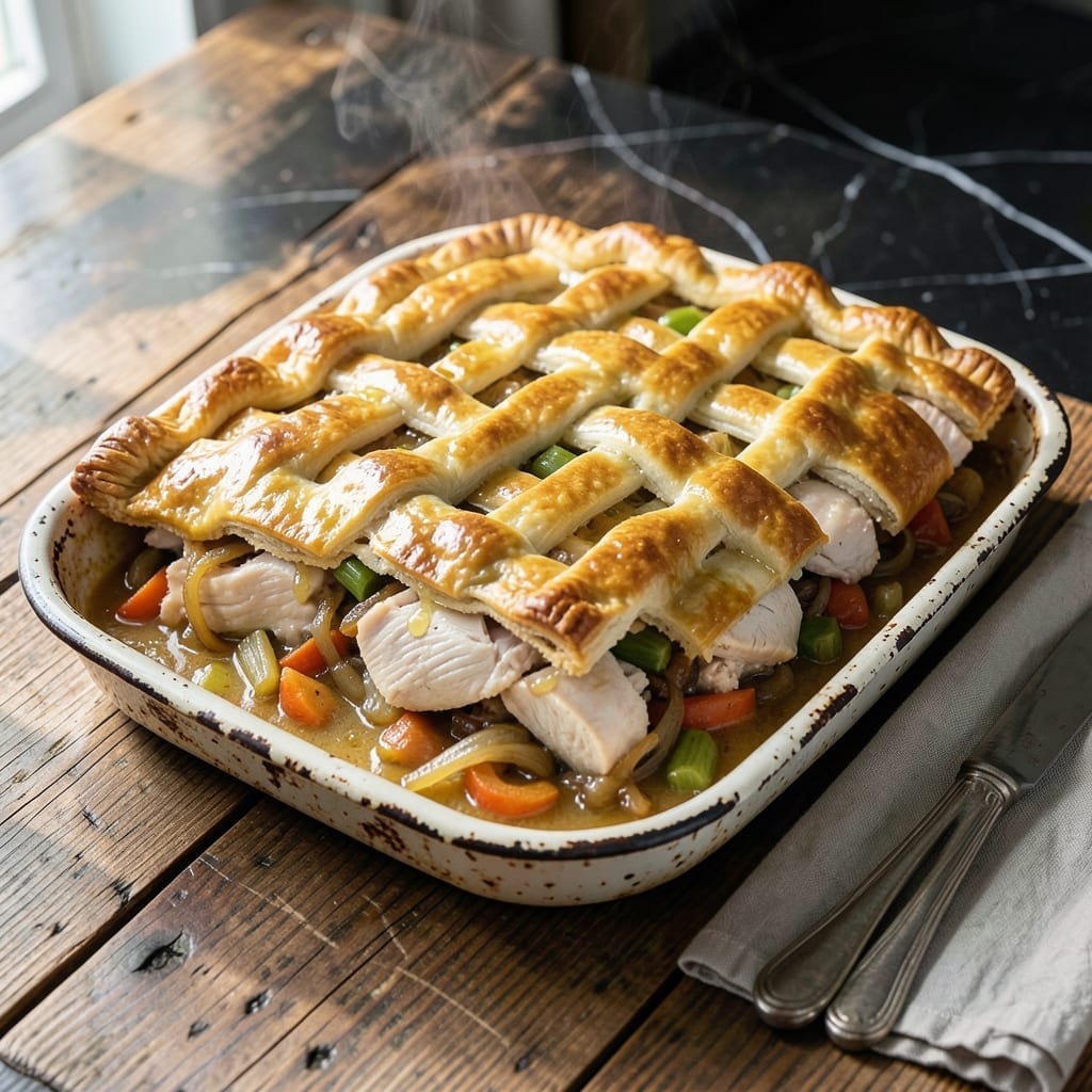 Chicken Pot Pie Recipe for 100 Servings: Crowd-Pleasing Feast with Flaky Layers Chicken Pot Pie Recipe for 100 Servings: Crowd-Pleasing Feast with Flaky Layers