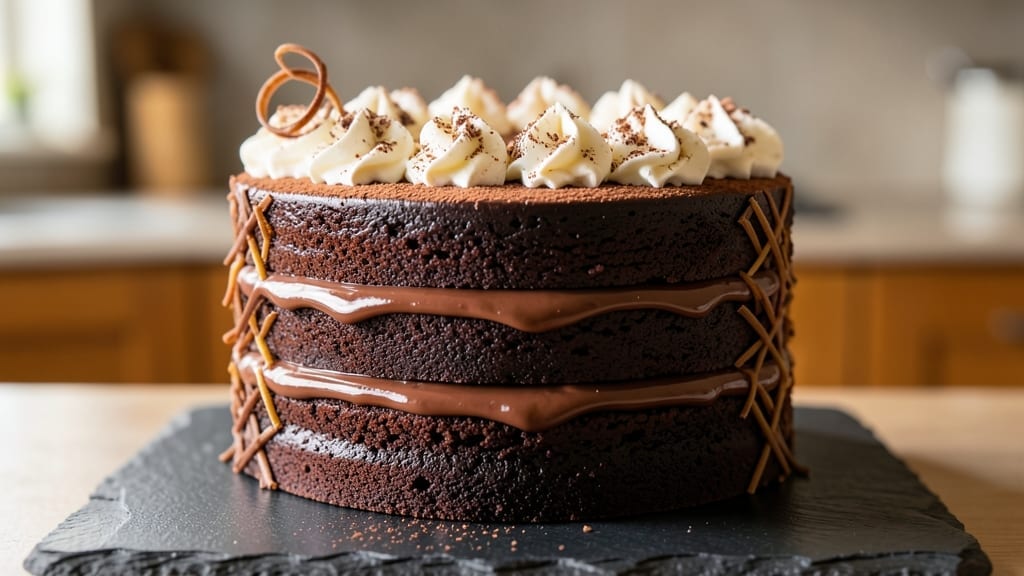 4 Layer 6 Inch Chocolate Cake Recipe: Decadent Height in Mini Servings