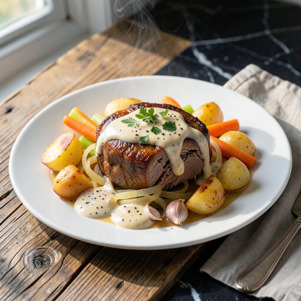 Creamy Pot Roast Recipe: Slow-Braised Vegetable Richness Creamy Pot Roast Recipe: Slow-Braised Vegetable Richness