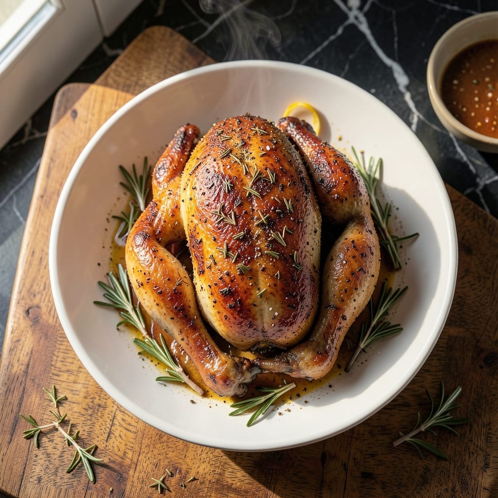Instant Pot Roasted Chicken Recipe: Pressure-Cooked Juiciness With Herb Crisp Skin