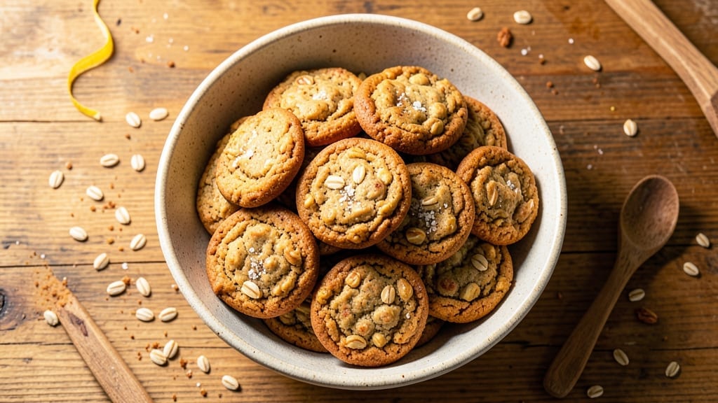 1 Minute Oatmeal Cookie Recipe: Chewy Centers and Crunchy Edges