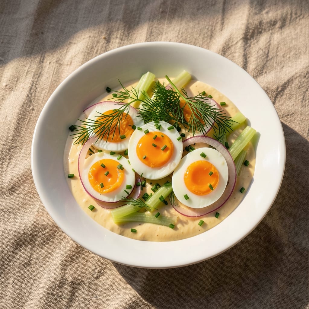 3 Egg Salad Recipe: Creamy, Herby Bite in 10 Minutes 3 Egg Salad Recipe: Creamy, Herby Bite in 10 Minutes